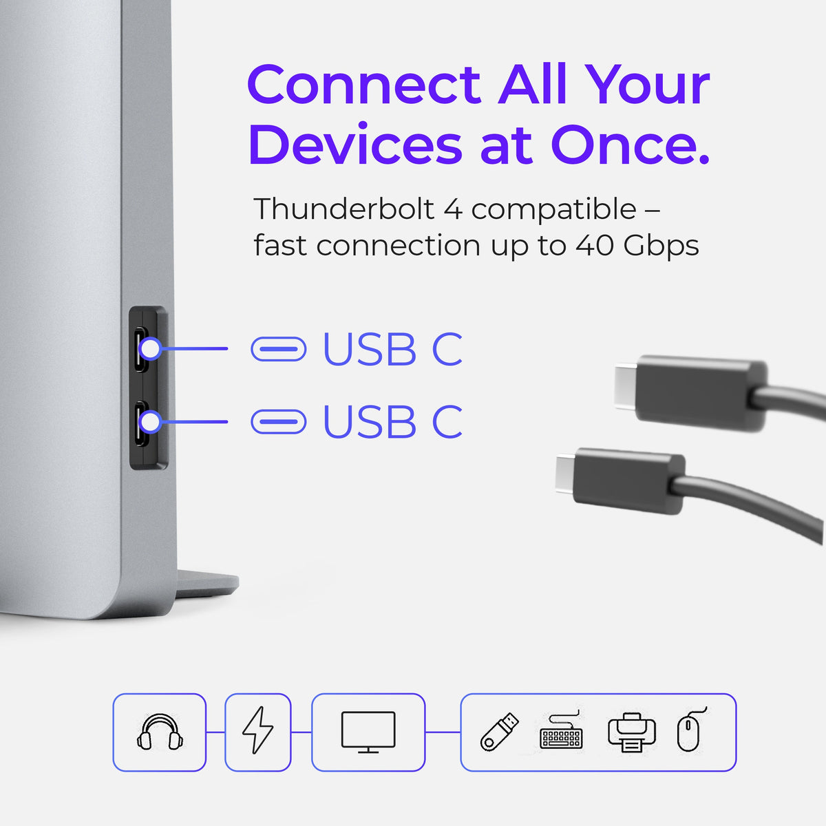 Ascrono® MacBook Docking Station