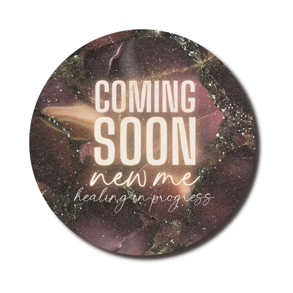 Coming Soon New Me Circle Mouse Pad